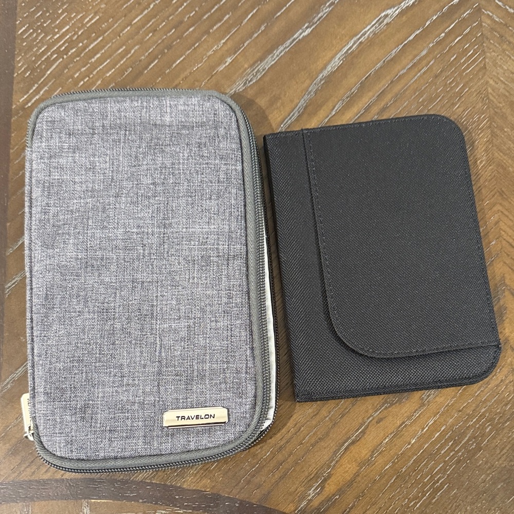Travelon Dual-Color Travel Wallet Set